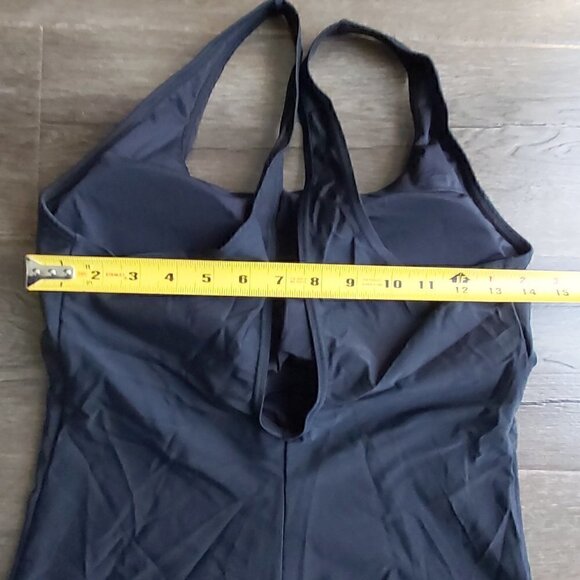 Classic Blue Women's One-Piece Swimsuit - Picture 3 of 6